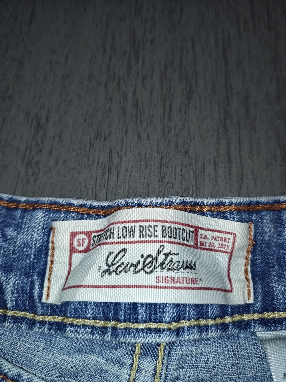 Levi Strauss & Co. signature Women's stretch low rise bootcut blue... - Picture 9 of 13